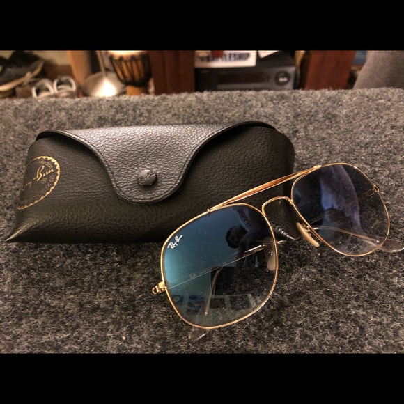 Rayban - General (Gold- Light Blue Gradient)